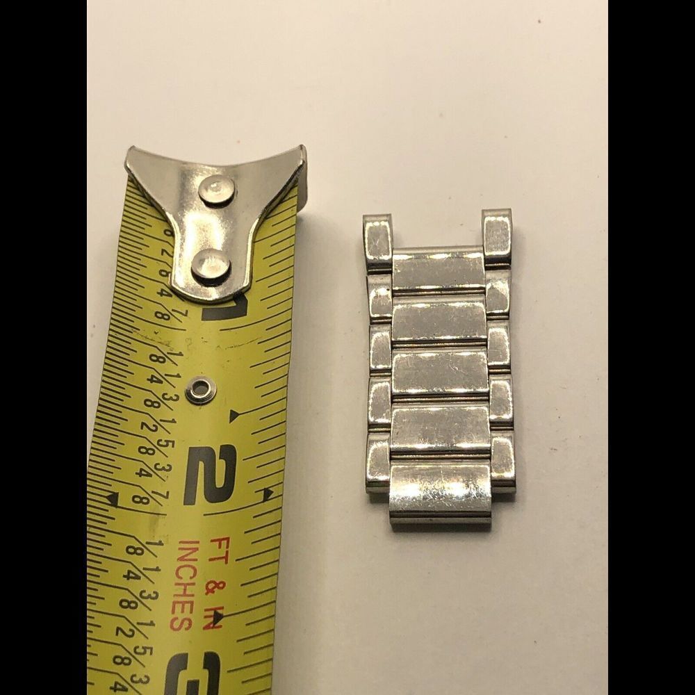 Michael KorsĀ Watch Parts Partial BandāLinks No Clasp Silver Tone 18mm FK36